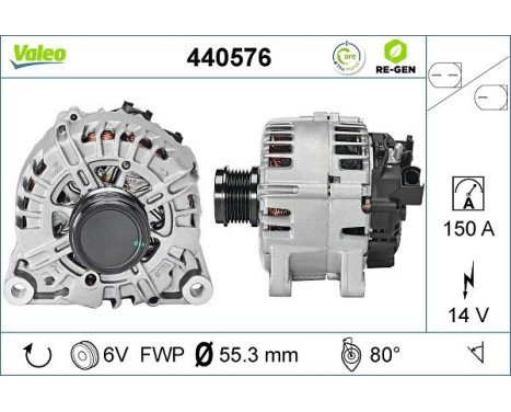 Dynamo / Generator 440576 Valeo, bild 2