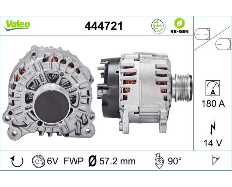 Dynamo / Generator 444721 Valeo, bild 2