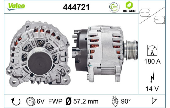 Dynamo / Generator 444721 Valeo, bild 2