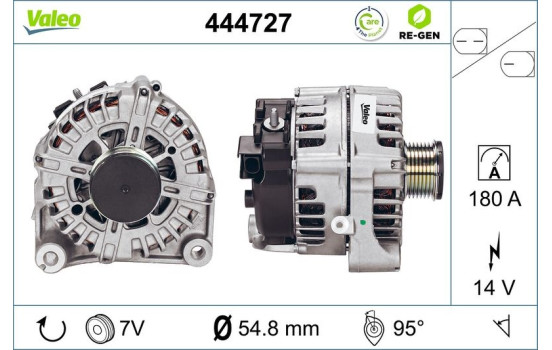 Dynamo / Generator 444727 Valeo, bild 2