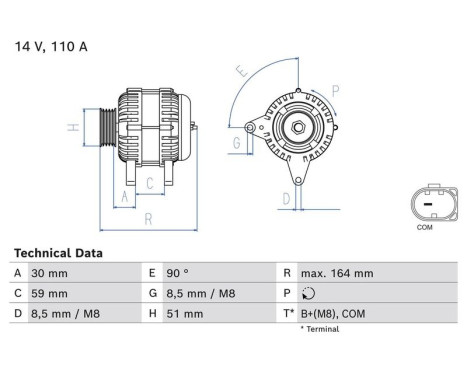 Dynamo / Generator 8476 Bosch, bild 2