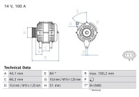 Dynamo / Generator 8499 Bosch