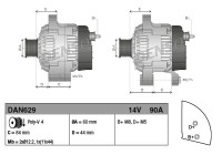 Dynamo / Generator DAN629 Denso