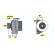 Dynamo / generator E8(<)14V75/140A Bosch, miniatyr 6