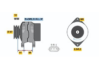 Dynamo / Generator GCM1(>)14V23/55A Bosch