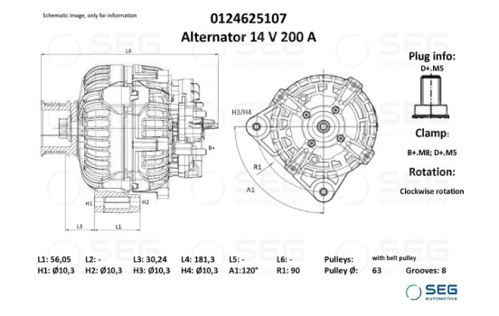Dynamo John Deere 200A, bild 2