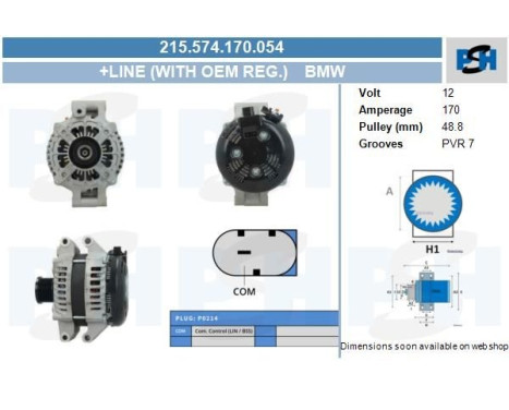 Generator 215.574.170.054 PlusLine