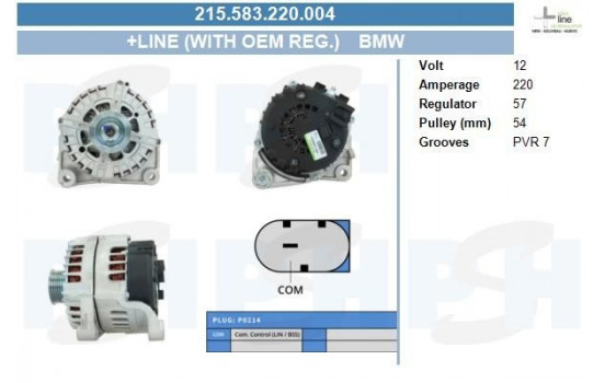 Generator 215.583.220.004 PlusLine