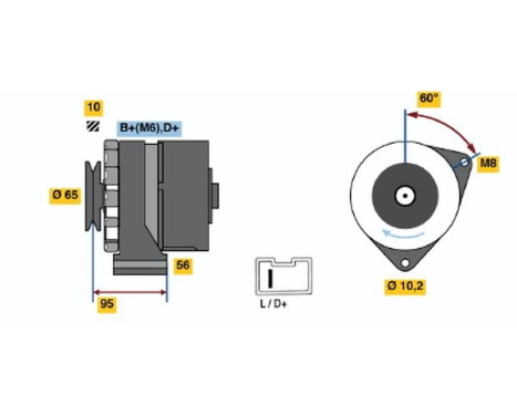 Generator 3483 Bosch, bild 3
