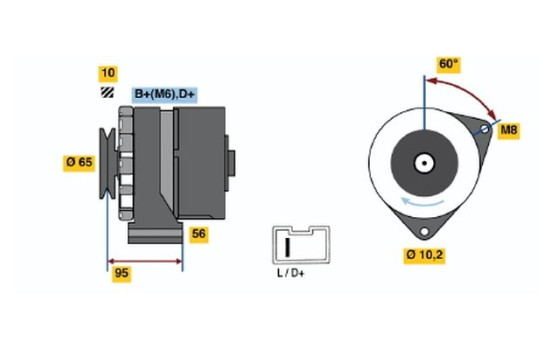 Generator 3483 Bosch, bild 3
