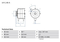Generator 3580 Bosch