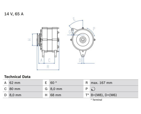 Generator 3580 Bosch
