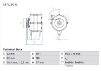 Generator 3666 Bosch