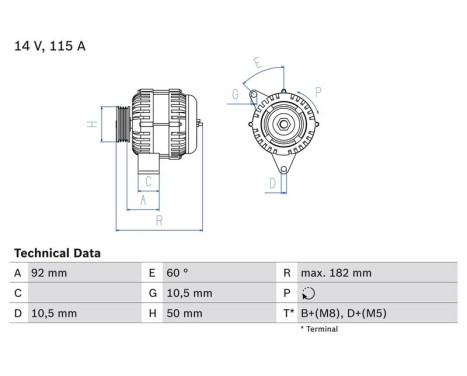 Generator 3799 Bosch