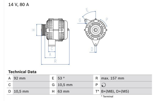 Generator 3930 Bosch