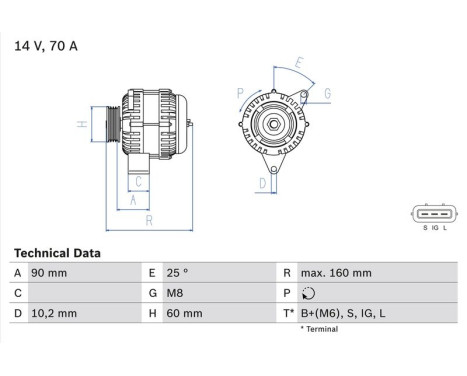 Generator 4046 Bosch