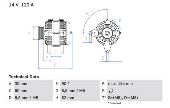 Generator 4128 Bosch