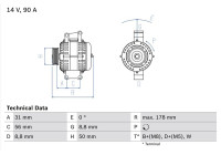 Generator 4153 Bosch