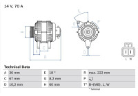 Generator 4310 Bosch