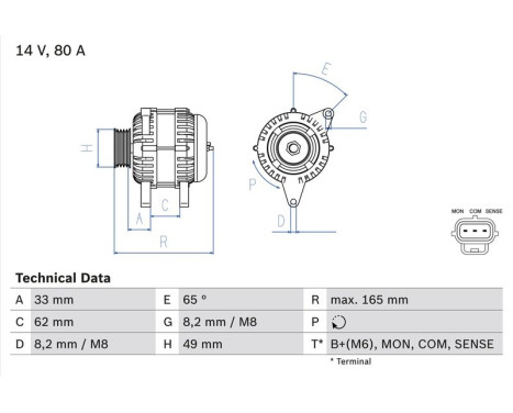 Generator 4467 Bosch