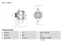 Generator 4615 Bosch