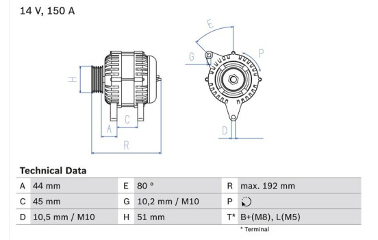 Generator 4651 Bosch