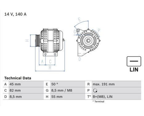 Generator 4738 Bosch, bild 3