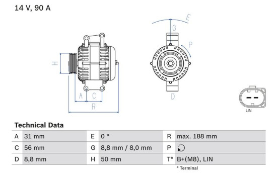 Generator 4784 Bosch, bild 2