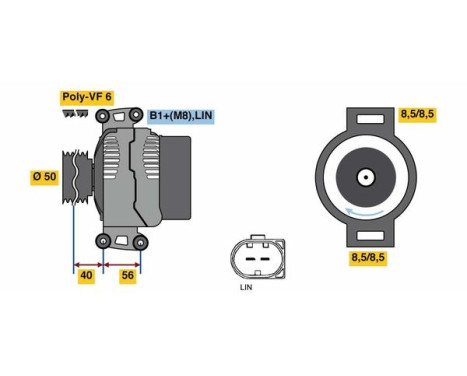 Generator 4901 Bosch, bild 3