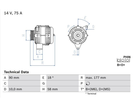 Generator 4911 Bosch