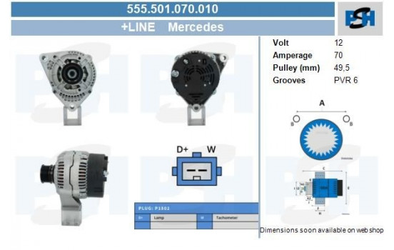 Generator 555.501.070.010 PlusLine