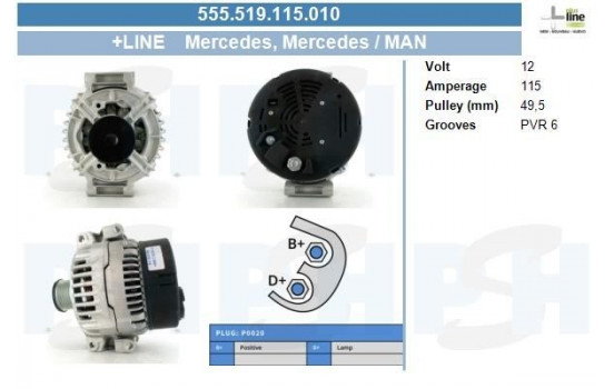 Generator 555.519.115.010 PlusLine