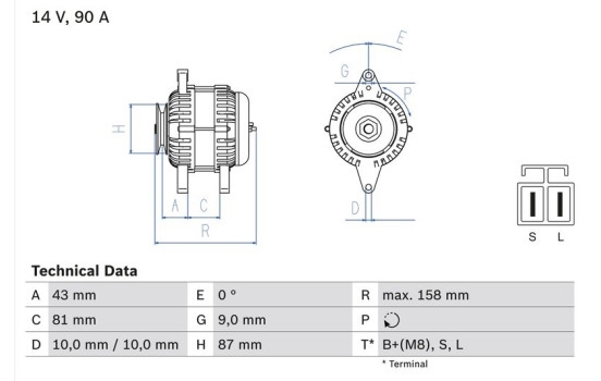 Generator 8043 Bosch, bild 2