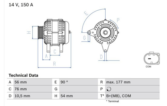 Generator 8058 Bosch, bild 2