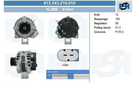 Generator 815.543.210.010 PlusLine