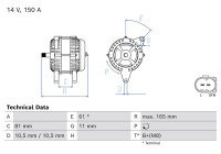 Generator 8231 Bosch