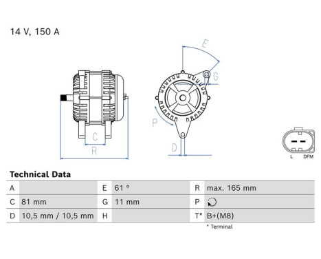 Generator 8231 Bosch