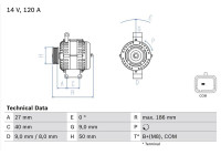 Generator 8257 Bosch