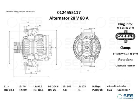 Generator DAF 80A, bild 6