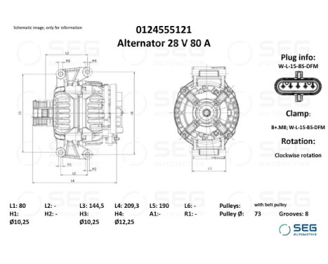 Generator DAF 80A, bild 6
