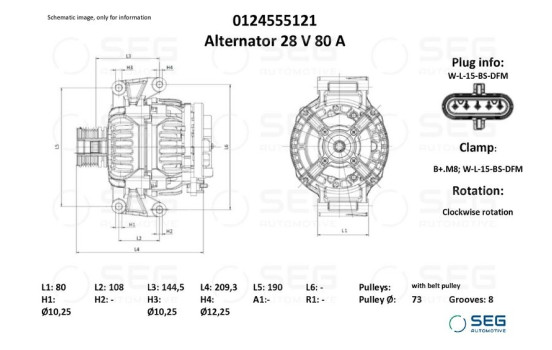 Generator DAF 80A, bild 6