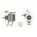 Generator E8(>)14V80/150A Bosch, miniatyr 5