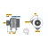 Generator E8(>)14V80/150A Bosch, miniatyr 5