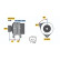 Generator E8(>)14V80/150A Bosch, miniatyr 5