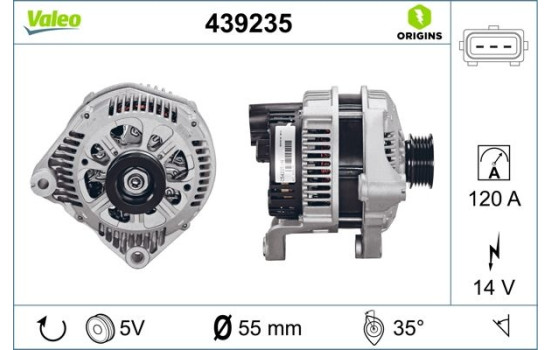 Generator NEW ORIGINAL PART 439235 Valeo