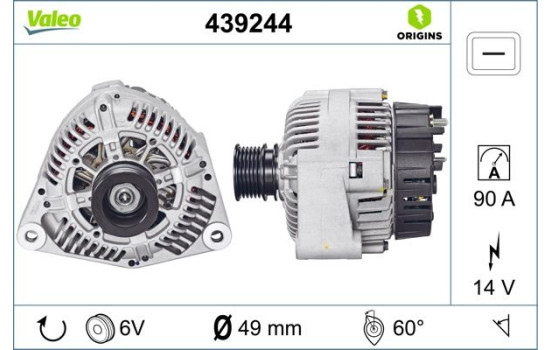 Generator NEW ORIGINAL PART 439244 Valeo