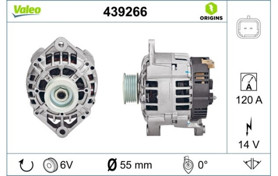 Generator NEW ORIGINAL PART 439266 Valeo