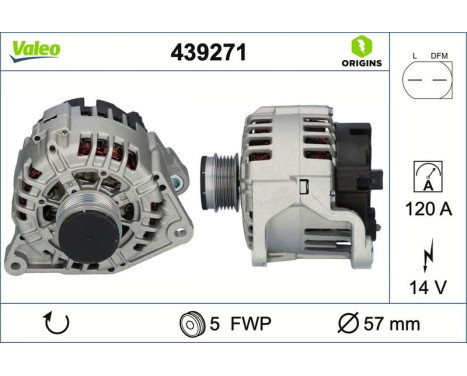 Generator NEW ORIGINAL PART 439271 Valeo