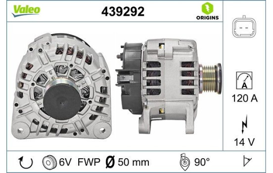 Generator NEW ORIGINAL PART 439292 Valeo, bild 4