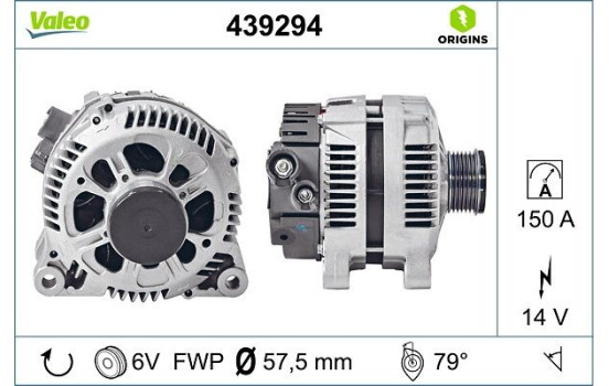 Generator NEW ORIGINAL PART 439294 Valeo, bild 4